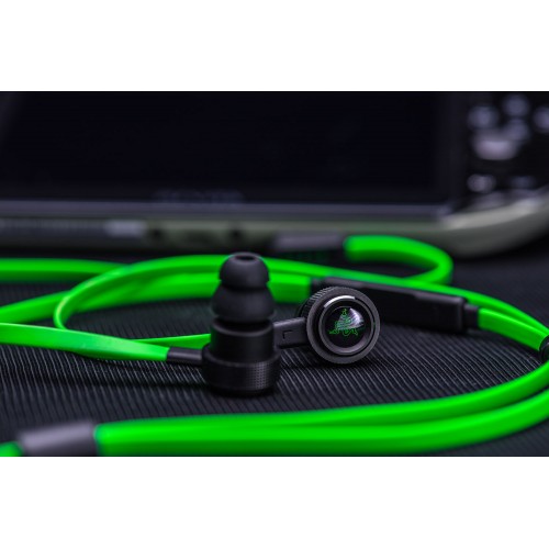 Наушники Razer Hammerhead V2 Black-Green (RZ12-01730100-R3G1)