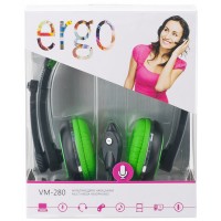 Наушники Ergo VM-280 Green (5957723)