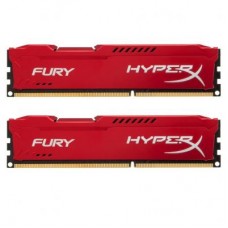 Модуль DDR4 16GB (2x8GB) 3200 MHz HyperX FURY Red Kingston (HX432C18FR2K2/16)