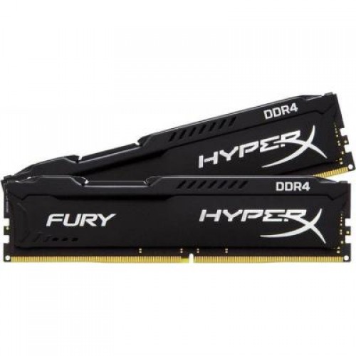 Модуль DDR4 8GB (2x4GB) 2400 MHz Fury Black Kingston (HX424C15FBK2/8)