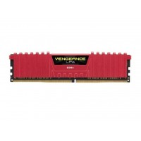 Память Corsair DIMM 8Gb DDR4 PC2400 Vengeance LPX Red (CMK8GX4M1A2400C16R)