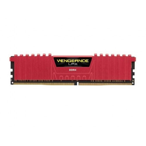 Память Corsair DIMM 8Gb DDR4 PC2400 Vengeance LPX Red (CMK8GX4M1A2400C16R)