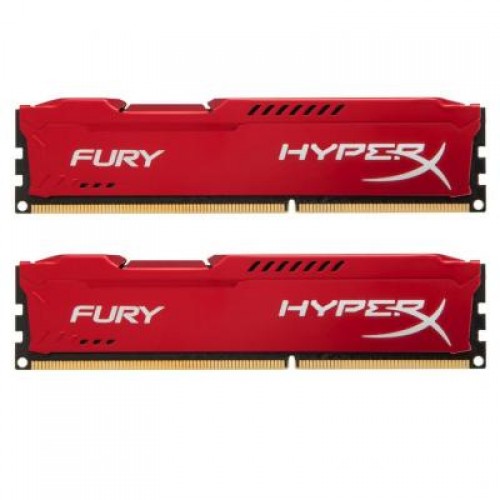 Модуль DDR4 16GB (2x8GB) 2933 MHz HyperX FURY Red Kingston (HX429C17FR2K2/16)