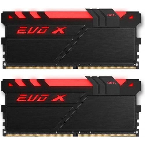 Модуль DDR4 2x8GB/3200 Geil EVO X Black RGB LED (GEXB416GB3200C16ADC)