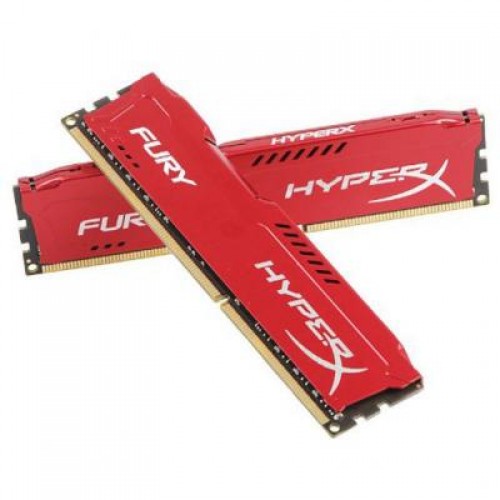 Модуль DDR4 16GB (2x8GB) 2933 MHz HyperX FURY Red Kingston (HX429C17FR2K2/16)