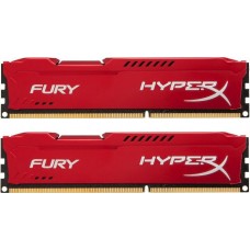 Модуль DDR3 2x4GB/1600 Kingston HyperX Fury Red (HX316C10FRK2/8)
