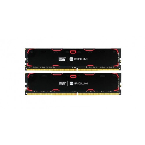 Модуль DDR4 2x8GB/2400 GOODRAM Iridium Black (IR-2400D464L15S/16GDC)