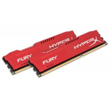Модуль DDR3 2x4GB/1866 Kingston HyperX Fury Red (HX318C10FRK2/8)
