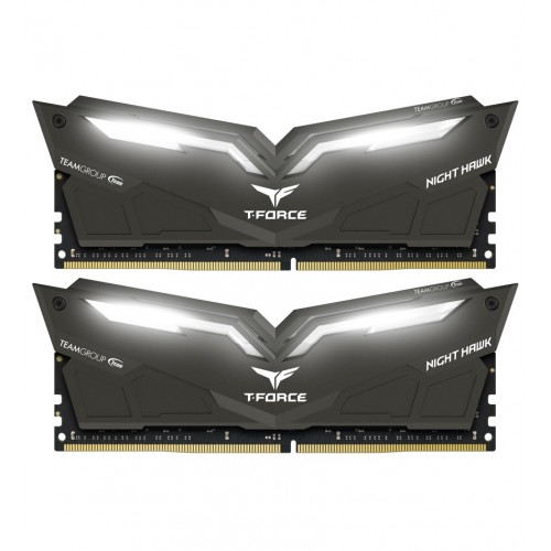 Модуль DDR4 2x8GB/3000 Team T-Force Night Hawk Black LED/White (THWD416G3000HC16CDC01)