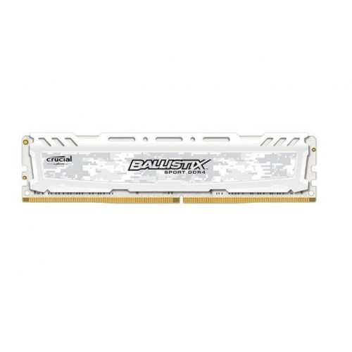 Память Crucial DIMM 8Gb DDR4 PC2666 Ballistix Sport LT White (BLS8G4D26BFSCK)