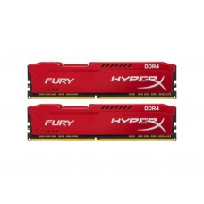 Память Kingston 16 GB (2x8GB) DDR4 2666 MHz HyperX Fury Red (HX426C16FR2K2/16)