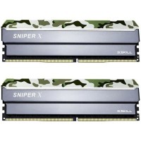 Модуль DDR4 16GB (2x8GB) 2400 MHz Sniper X G.Skill (F4-2400C17D-16GSXF)