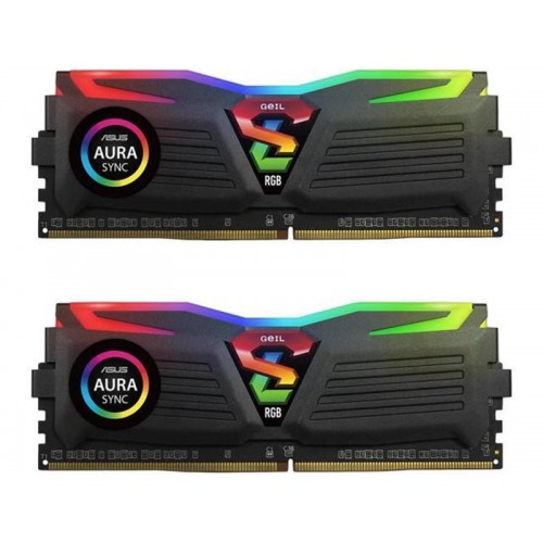 Модуль DDR4 2x8GB/3200 Geil Super Luce Black RGB Sync LED (GLS416GB3200C16ADC)