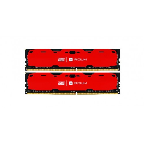 Модуль DDR4 2x4GB/2400 GOODRAM Iridium Red (IR-R2400D464L15S/8GDC)