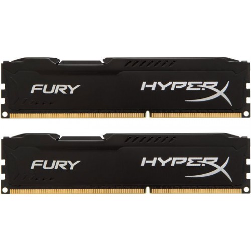 Модуль DDR3 2x4GB/1600 Kingston HyperX Fury Black (HX316C10FBK2/8)