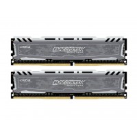 Память Crucial DIMM 8Gb KIT(2x4Gb) DDR4 PC2400 Ballistix Sport LT Gray (BLS2C4G4D240FSB)