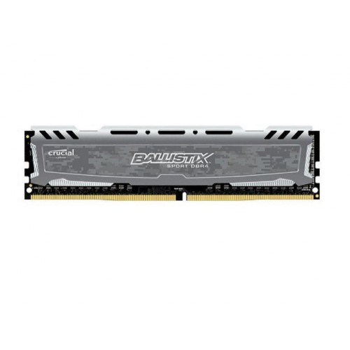 Память Crucial DIMM 8Gb DDR4 PC2666 Ballistix Sport LT Gray (BLS8G4D26BFSBK)