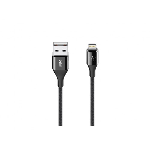 Кабель Lightning Belkin MIXIT DuraTek Lightning to USB 1.2 м Black (F8J207bt04-BLK)