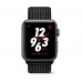 Apple Watch Nike+ Series 3 (GPS + Cellular) 38mm Space Gray Aluminum w. Black/Pure PlatinumSport L. (MQL82)