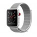Apple Watch Series 3 (GPS + Cellular) 38mm Silver Aluminum w. Seashell Sport L. (MQJR2)