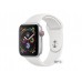 Apple Watch Series 4 GPS + LTE 44mm Aluminum Case w. White Sport B. (MTUU2)