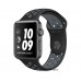 Apple Watch Nike+ Series 2 38mm Space Gray Aluminum Case with Black/Cool Gray Nike Sport Band (MNYX2)