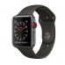 Apple Watch Series 3 (GPS + Cellular) 42mm Space Gray Aluminum w. Gray Sport B. (MR2X2)