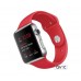 Apple Watch 42mm Stainless Steel Case with Red Sport Band (MLLE2)