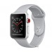 Apple Watch Series 3 (GPS + Cellular) 38mm Silver Aluminum w. Fog Sport B. (MQJN2)