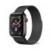 Apple Watch Series 4 (GPS + Cellular) 40mm Space Black Stainless Steel Case with Space Black Milanese Loop (MTUQ2)