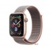Apple Watch GPS + Cellular 40mm Gold Aluminum Case with Pink Sand Sport Loop (MTVH2)