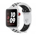 Apple Watch Nike+ Series 3 (GPS + Cellular) 42mm Silver Aluminum w. Pure Platinum/BlackSport B. (MQLC2)