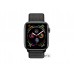 Apple Watch GPS + Cellular 40mm Space Gray Aluminum Case with Black Sport Band Loop (MTVF2)