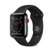 Apple Watch Series 3 (GPS + Cellular) 42mm Space Black Stainless Steel w. Black Sport B. (MQK92)