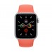 Apple Watch Series 5 (GPS+CELLULAR) 44mm Silver Aluminum Case with Sport Band Clementine