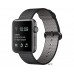 Apple Watch Series 2 42mm Space Gray Aluminum Case with Black Woven Nylon Band (MP072)