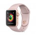 Apple Watch Series 3 (GPS) 38mm Gold Aluminum w. Pink Sand Sport B. - Gold (MQKW2)