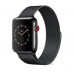 Apple Watch Series 3 (GPS + Cellular) 38mm Space Black Stainless Steel w. Space Black Milanese L. (MR1H2)
