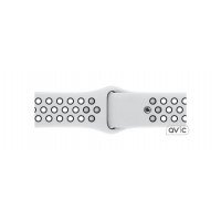 Ремешок Nike+ Apple Watch 42mm Pure Platinum/White Nike Sport Band