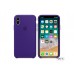 Чехол для Apple iPhone X Silicone Case Ultra Violet Copy