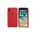 Чехол для Apple iPhone X Silicone Case Red Copy