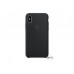 Чехол для Apple iPhone X Silicone Case Black Copy