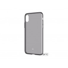 Чехол для iPhone X Baseus Simple Series Case (ARAPIPHX-B01) (Transparent Black)