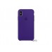 Чехол для Apple iPhone X Silicone Case Ultra Violet (MQT72)
