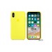 Чехол для Apple iPhone XS Max Silicone Case Yellow Copy