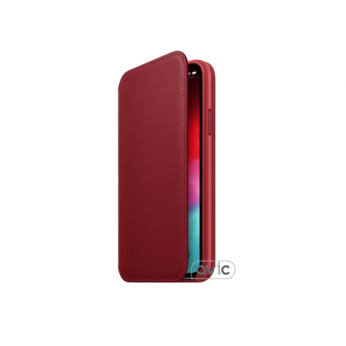 Чехол для Apple iPhone X Leather Folio Berry (MQRX2)