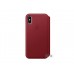 Чехол для Apple iPhone X Leather Folio Berry (MQRX2)