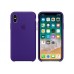 Чехол для Apple iPhone XS Silicone Case Purple (Copy)