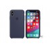 Чехол для Apple iPhone XS Silicone Case Midnight Blue (MRW92)