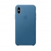 Чехол для Apple iPhone XS Max Leather Case Cape Cod Blue Copy